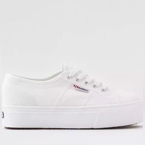 Superga 2790 Platform Sneaker White size 37.5